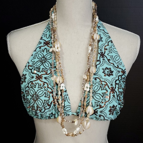 Set of 3 Seashell Necklaces beige, brown. - Picture 8 of 8